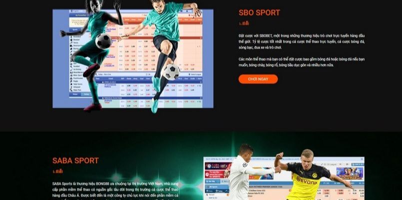 Cá cược thể thao tại SBO SPORT và SABA SPORT
